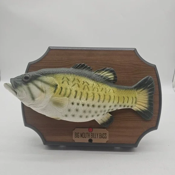 Big Mouth Billy Bass Gemmy Take me To The River Don't Worry Be Happy Singing VTG