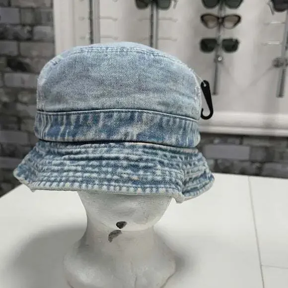 Stylish Light Blue Denim Bucket Hat