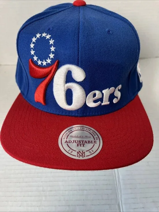 Mitchell & Ness Philadelphia 76ers Hardwood Classics Snapback Hat Lebron James