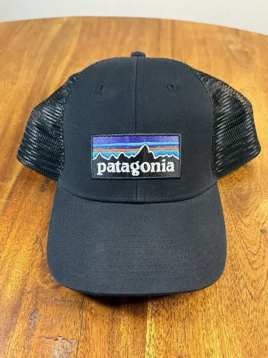 Patagonia Black Snapback Trucker Hat