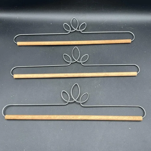 3 Ackfeld Gray Wire Metal Wood Dowel Quilt Craft Hanger Display Projects‎