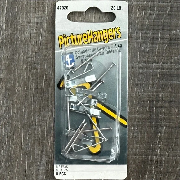 💞 New 8-Count 20lb Picture Hangers
