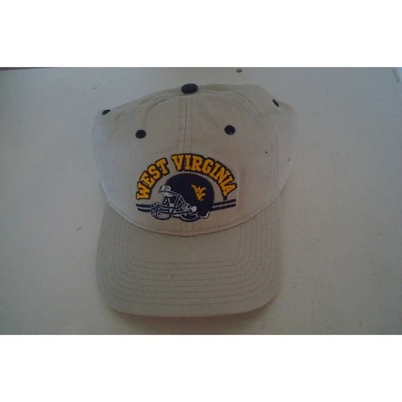 WEST VIRGINIA    STRAPBACK ‎ DEADSTOCK HAT CAP VINTAGE H4