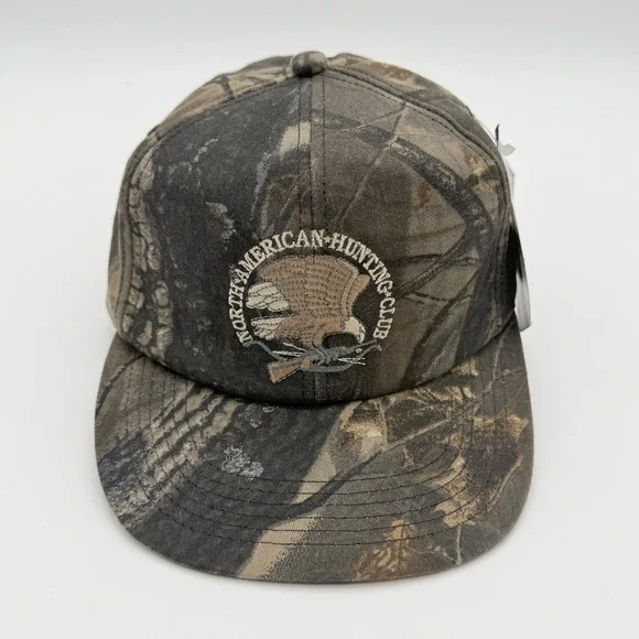 VTG K-Products North American Hunting Club Hat OSFA Camo Snapback Outdoor NEW