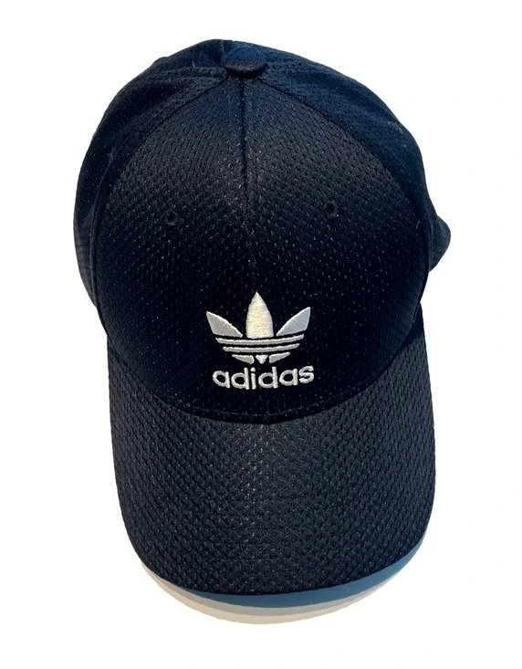 ADIDAS Men's Original Zig Stretch Fit Baseball Golf Cap Hat Black Size S/M