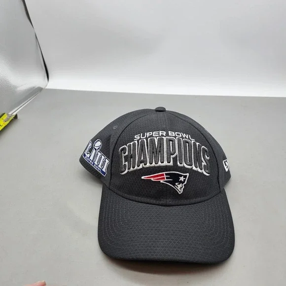 New Era New England Patriots Super Bowl LIII Champions Hat 9TWENTY Snapback Grey