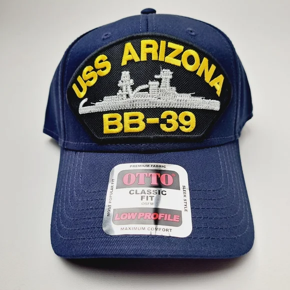 USS ARIZONA BB-39 Patch Hat Baseball Cap Adjustable