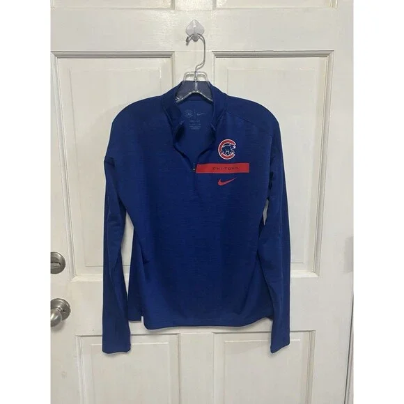 Men’s Nike DRI-FIT Chicago Cubs Pullover. Size S
