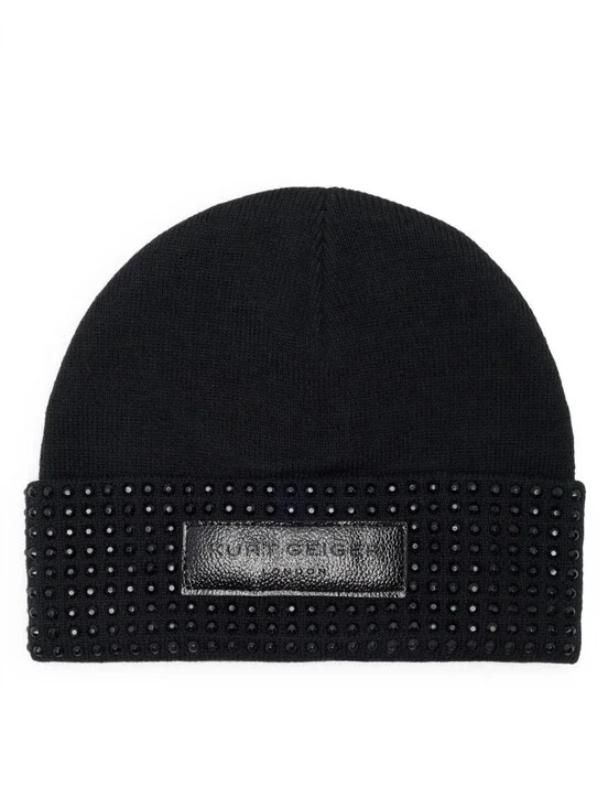 Kurt Geiger London crystal cuff beanie
