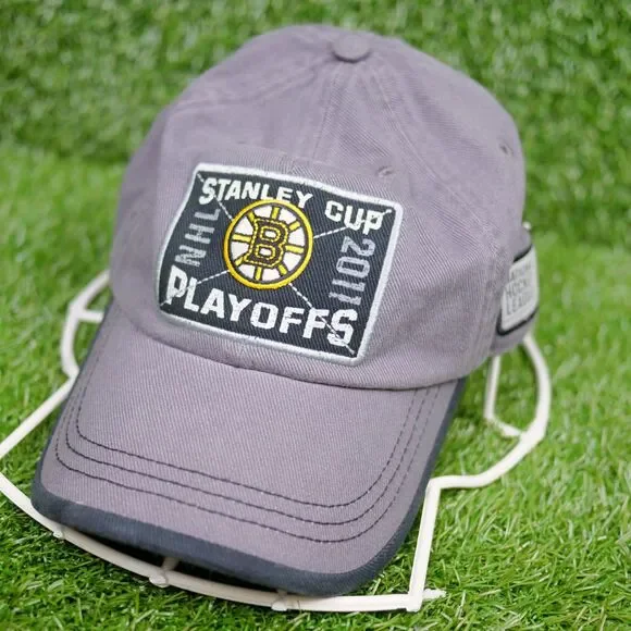 2011 Boston Bruins Stanley Cup Playoffs Hat - Adjustable One Size
