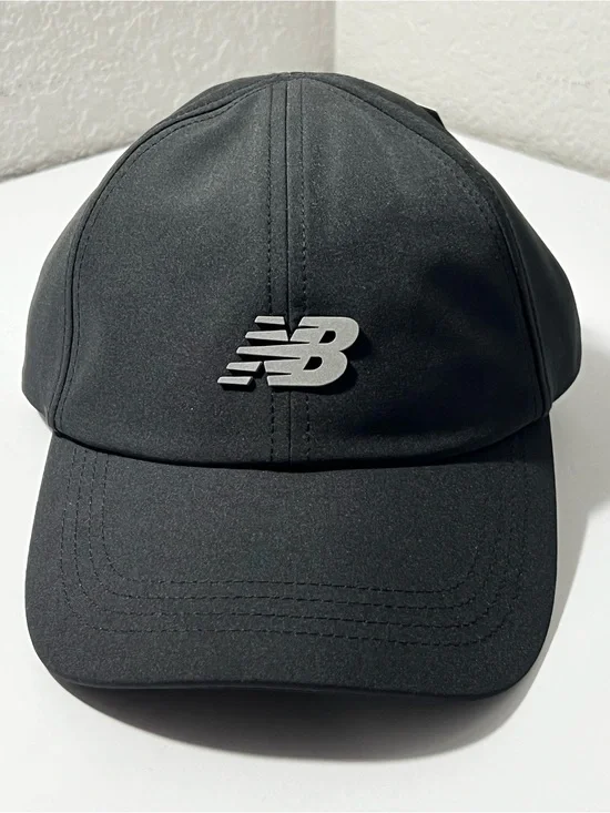 New Balance Black Performance Adjustable Hat cap unstructured unisex One size