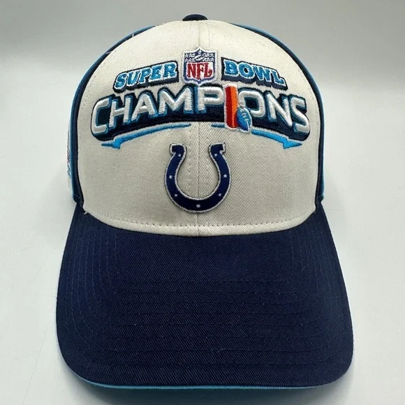NFL Super Bowl 41 Champions Indianapolis Colts Hat NFL Reebok 2007