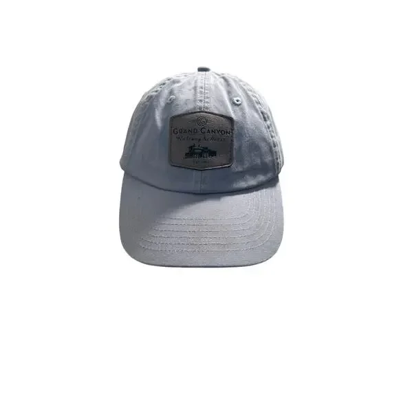 Grand Canyon Railway and hotel hat gray blue