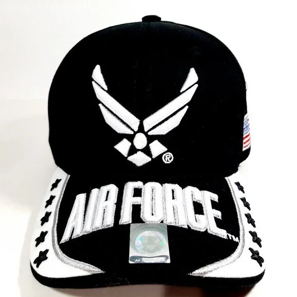 U.S. Air Force Baseball Cap Hat 3-D Puff Embroider