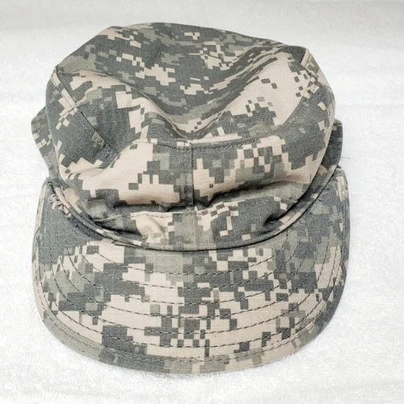 US Army Tactical Military Patrol Cap Size 7 1/8 Military Camo Hat