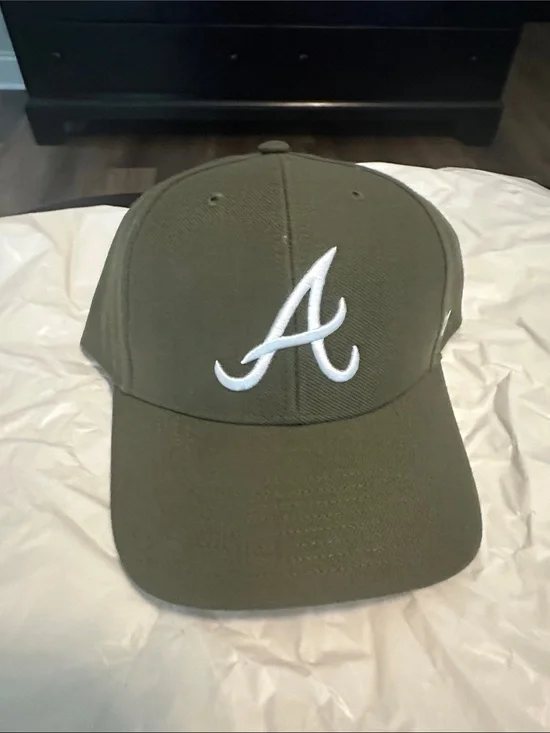 '47 Olive Green Cap with White Embroidered A