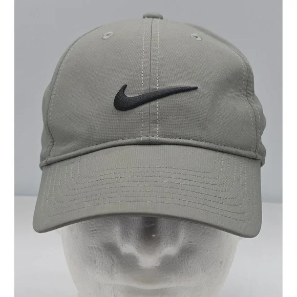 Nike Legacy91 Hat Grey Dri-FIT Strapback Swoosh Golf Cap