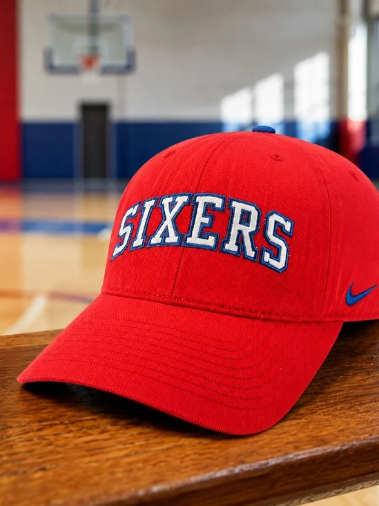 Nike Philadelphia 76ers Fitted Hat Size 7 5/8 NBA