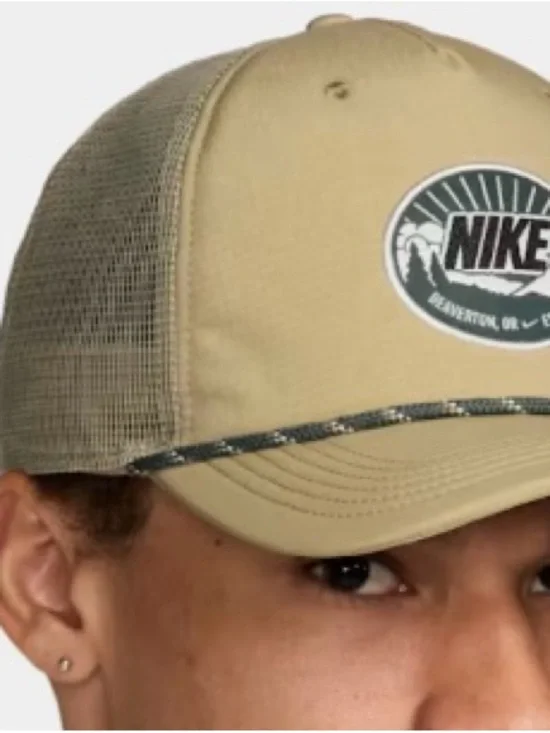 New Nike Rise Curved Bill Cap Trucker Snapback Olive Men’s FQ3276-276