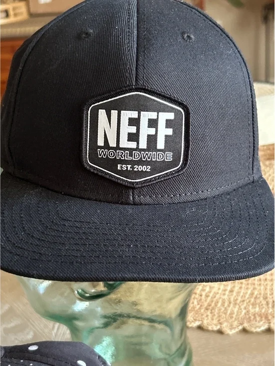Black Neff ball cap adjustable 100% cotton