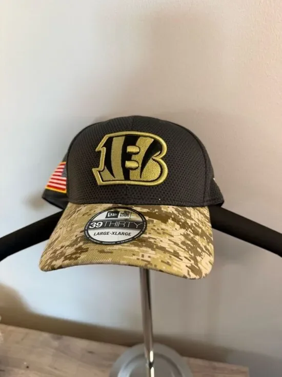 New Era Black and Tan Camo 39THIRTY Stretch Cap
