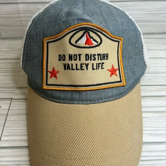 Zara Mesh‎ Valley Life Detail Apparel Adjustable Mens Hat Casual Fall