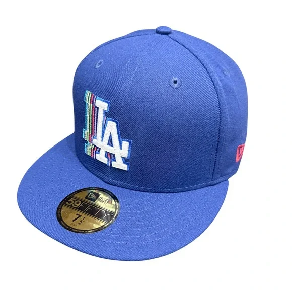 Los Angeles Dodgers New‎ Era 59FIFTY Hat 7 1/2 Dodger Stadium 50th New MLB New