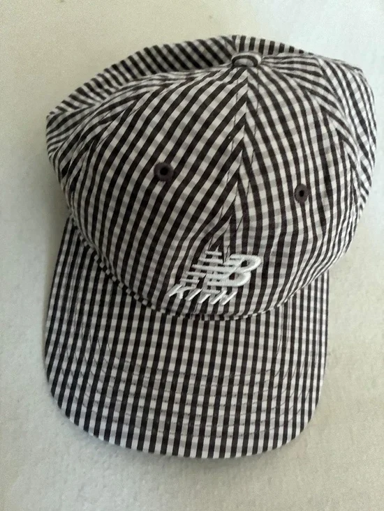 Kith new balance gingham poplin classic cap size Medium