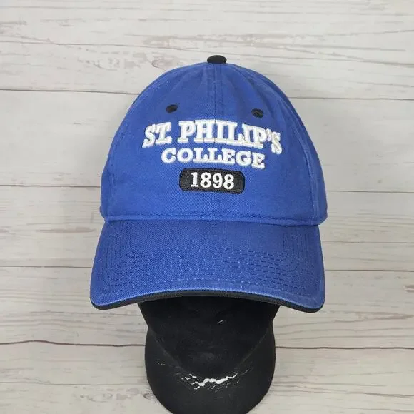 The Game St. Philip's College 1898 Baseball Cap Hat Men's Adjustable Royal Blue