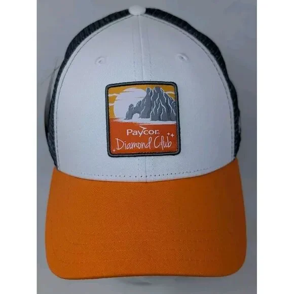 Paycor Diamond Club Mesh Trucker Snapback Hat Cap Men Women Pukka Cabo‎ 2024 VTG
