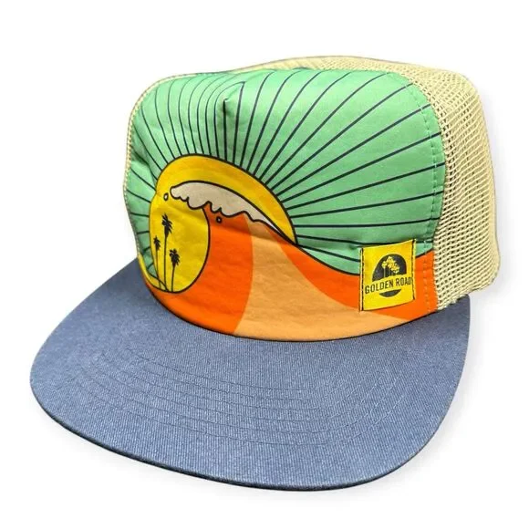 Golden Road Brewing Limited Edition Hat CaliFunk Ball Cap Snapback Mesh Back‎