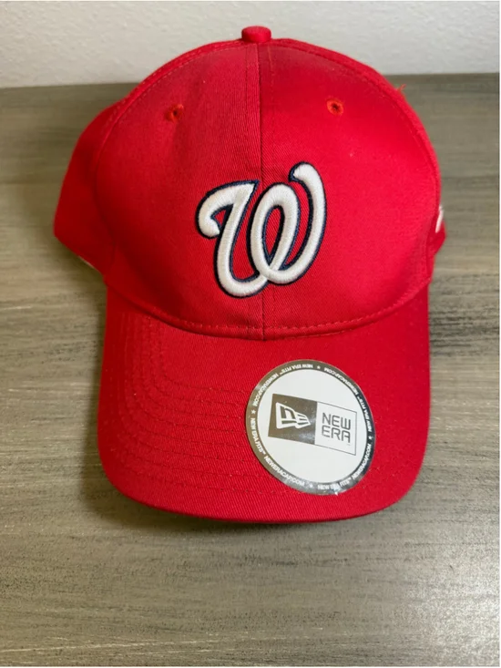 New Era MLB Washington Nationals Rookie Snapback Hat Cap Red White NWT Adult