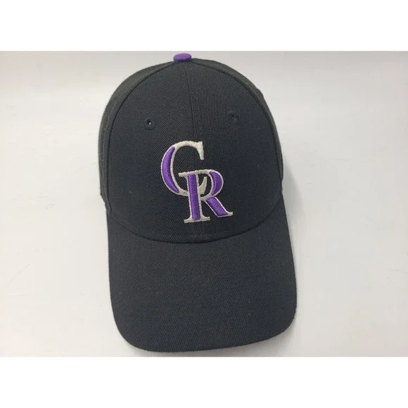 Colorado Rockies New Era 9Forty Adjustable Hat Cap Polyester‎ MLB Baseball Black
