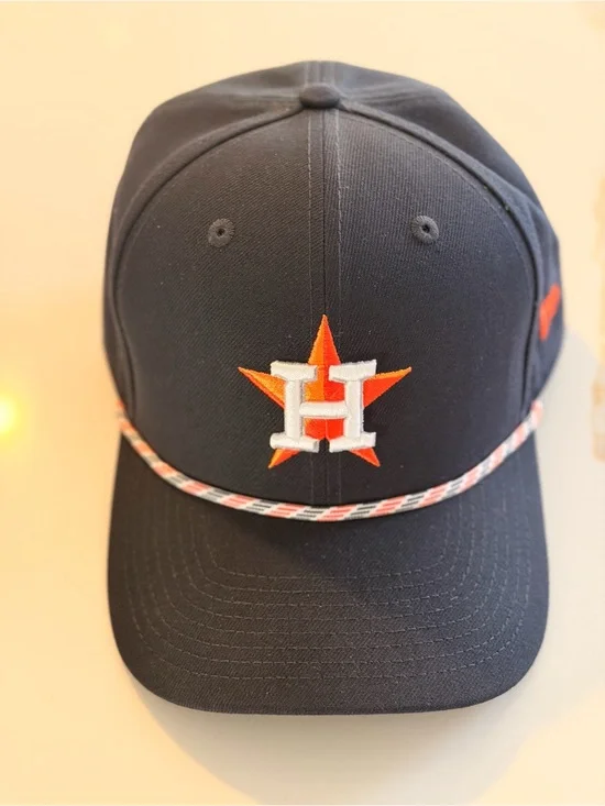 Houston Astros Rope-Trim Navy Baseball Cap
