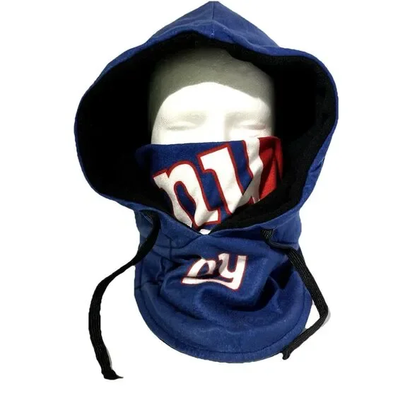 FOCO New York Giants Drawstring Hooded Blue Gaite/Balaclava - Unisex