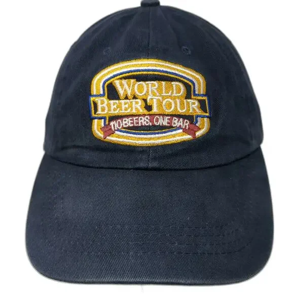 NGG World Beer Tour Old Chicago Blue Baseball Cap One Size Strapback Logo Hat