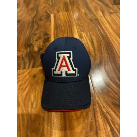The Game University‎ of Arizona Wildcats Hat Navy Blue Stretch Fit Cap NCAA Mens