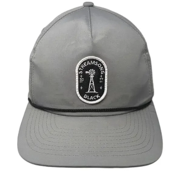 Imperial 5 Panel Gray One Size Hat Rope Snapback Streamsong Black Windmill