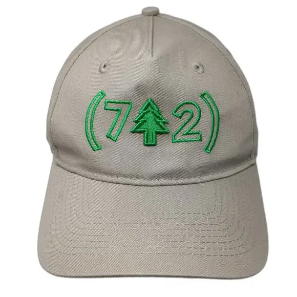 Port & Company 5 Panel Beige Green One Size Hat 742 Evergreen Terrace Simpsons