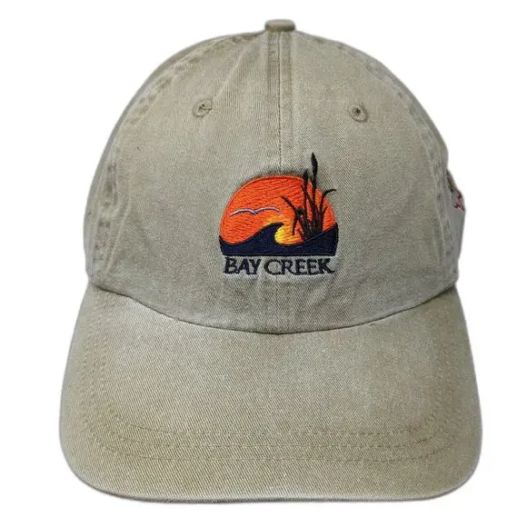 Ahead Baseball Cap Beige One Size Virginia Boy Scouts 2002 Bay Creek Leather Hat