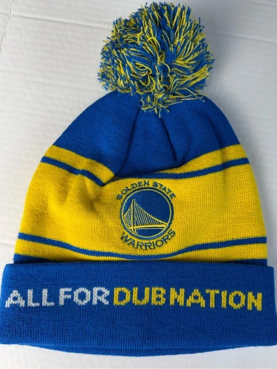 Golden state warrior adult size beanie
