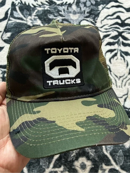 002 - TOYOTA TRUCKS CAMO MESH TRUCKER SNAPBACK HAT