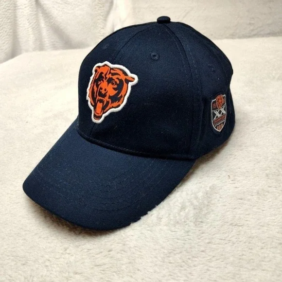 Chicago Bears Hat Cap Strap Back Mens NFL Football 1985 Champions Miller Lite