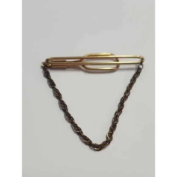 VINTAGE SWANK 1/20 12K GOLD FILLED TIE CLIP/CLASP