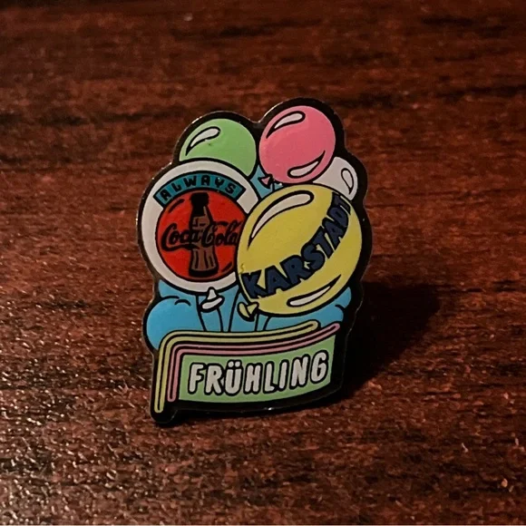 Vintage Coca-Cola Coke German Fruhling Karstadt Lapel Pin‎