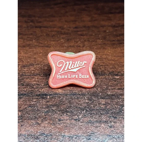 Miller High Life‎ Beer Plastic Lapel Hat Pin