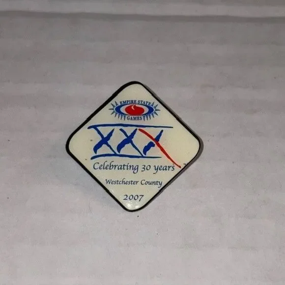 Empire State Games NY XXX New York 30 Years Westchester County 2007 Lapel Pin