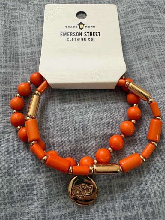 Emerson Street Oklahoma State Charm Bracelet