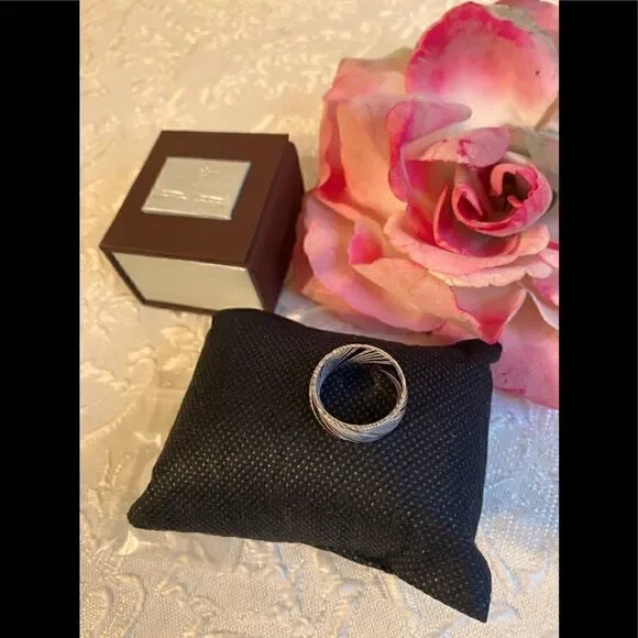 🛍 Three Keys jewelry Men’s 8 MM engagement Ring Size: 7