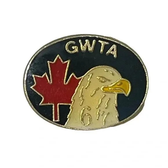 GWTA Honda Motorcycle Gold Wing Touring Association Canada Vtg Lapel Pin A2
